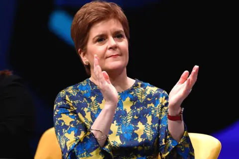 Jeff J Mitchell Nicola Sturgeon