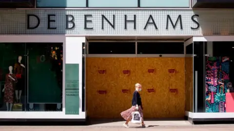 Getty Images Debenhams storefront