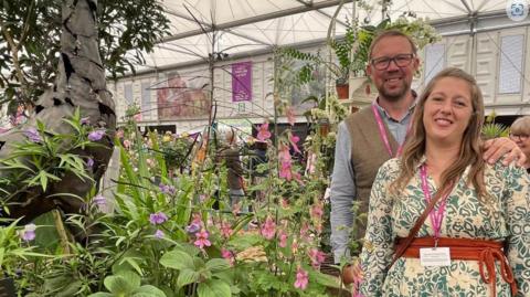 Steve Edney and Louise Dowle at Chelsea Flower Show 2023
