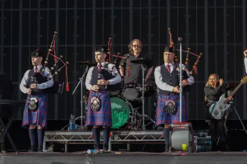 Getty Images Strathendrick pipers