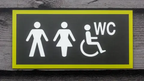 Toilet sign