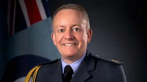 Sir Richard Knighton in his official RAF portrait.  