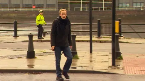 BBC Thomas Ellison outside the court