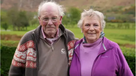 Ian and Betty Buchanan live in Lochranza on Arran