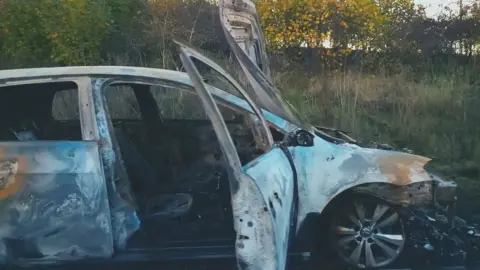 Channel 4 Burnt out car