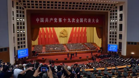 Getty Images Delegates attend the Closing Ceremony of the 19th National Congress Of The Communist Party Of China