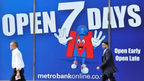 Reuters Metro Bank sign