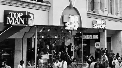 Getty Images Archive picture of a Topshop/Topman store