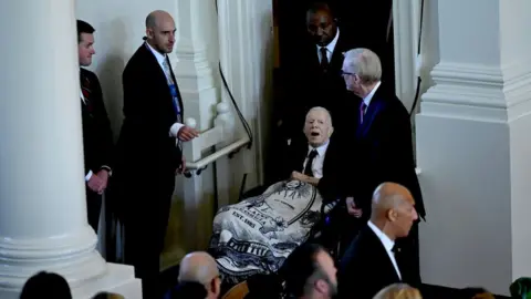 Getty Images President Carter entering the service