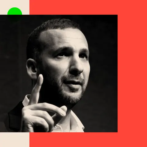 BBC A treated image of Zack Polanski