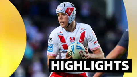 George Whitby playing for St Helens against Catalans Dragons