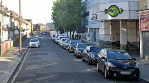 A street view image of Frith Road