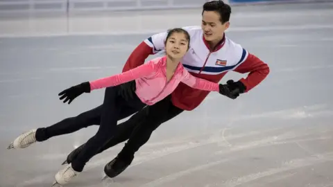 AFP Kim Ju-sik (r) and Ryom Tae-ok