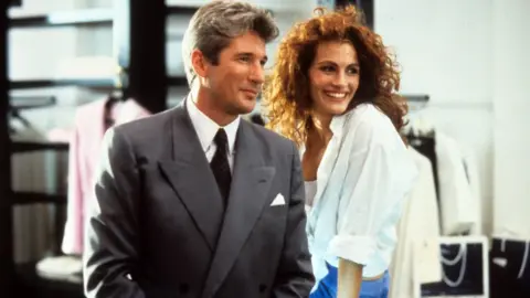 Getty Images Richard Gere and Julia Roberts in 1990's Pretty Woman