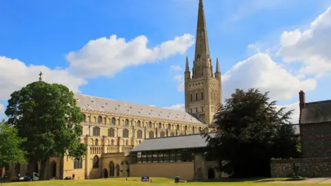 Exterior of Norwich Cathedral