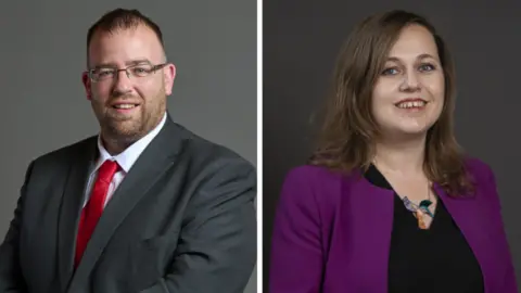 Labour MPs Matt Bishop and Jen Craft 