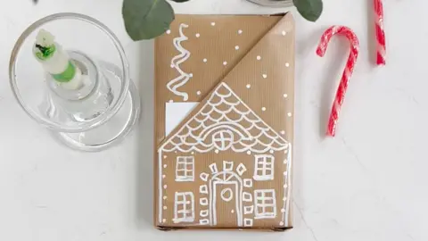 The Listed Home Homemade wrapping paper