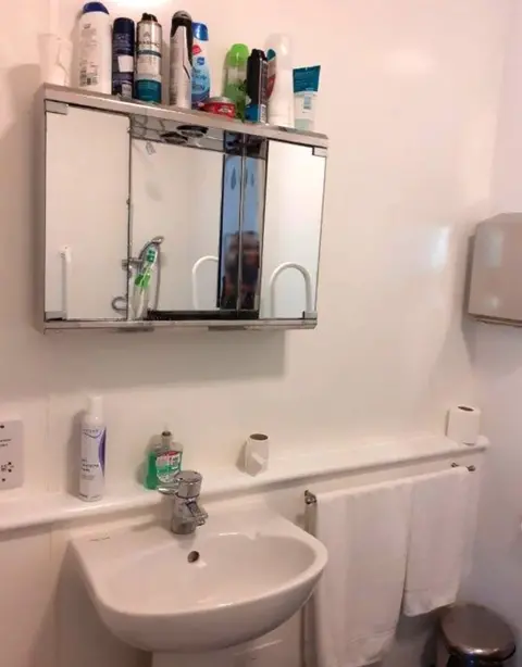 Crown Office Bathroom cabinet in Tigh-Na-Muirn care home