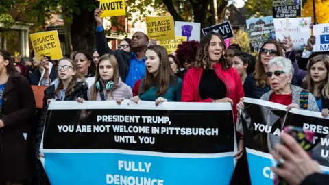 Getty Images Protest in Pittsburgh
