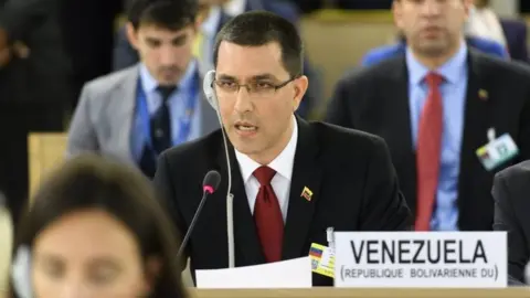 EPA Venezuela's Foreign Minister Jorge Arreaza attends the 36th Session of the Human Rights Council at the United Nations in Geneva, Switzerland September 11, 2017