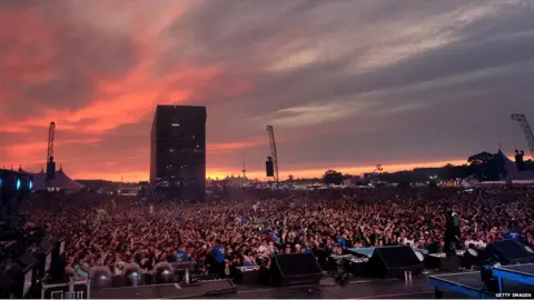 Getty Images Fans at Reading festival