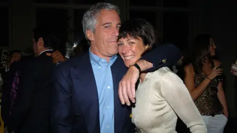 Getty Images Jeffrey Epstein and Ghislaine Maxwell in New York in 2005