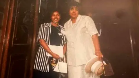 Tracy Marshall Tracey (pictured left with her friend Gloria on the right)