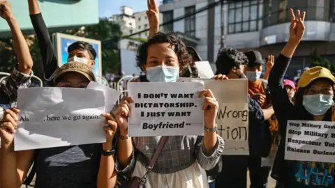 Getty Images "I don't want dictatorship. I just want boyfriend"