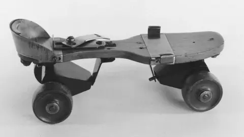 National Museum of Roller Skating The 1863 four-wheeled roller skate