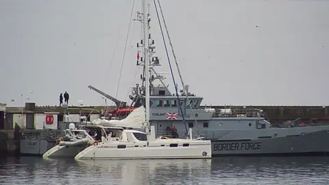 NEWLYN FISHING The scene when the Nomad arrived in Newlyn