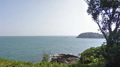 Google View towards the Ecrehous