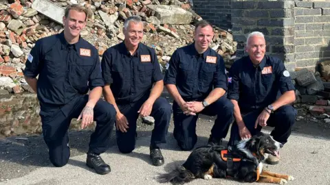 LFRS The Lincolnshire firefighters and rescue dog