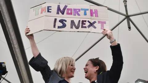 Getty Images Sinn Féin's Michelle O'Neill and Mary Lou McDonald