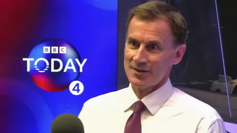 Jeremy Hunt on the Today programme