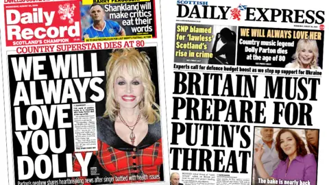 The Daily Record and Daily Express