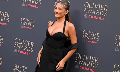 Getty Images Saffron Barker attends The Olivier Awards 2026 with Cunard at the Royal Albert Hall on April 12, 2026 in London, England