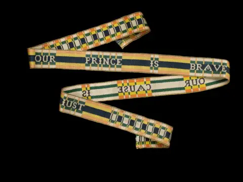 Victoria & Albert Museum London Jacobite garter