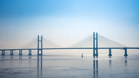 Getty Images The second Severn Crossing in the south-west of England has also experienced problems