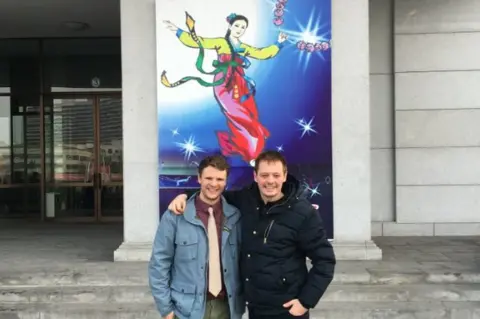 Danny Gratton Otto Warmbier smiles for the camera with a friend