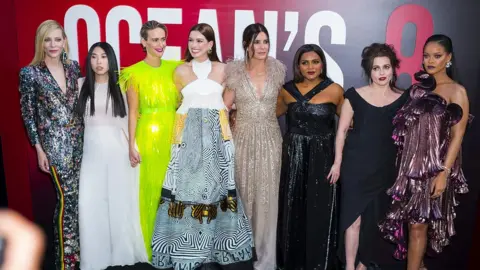 Getty Images The new-look Ocean's lineup featured a cast of all female leading actors