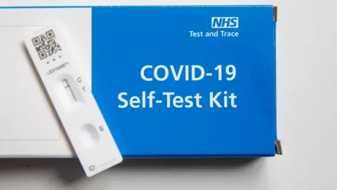 Getty Images Covid lateral flow test kit