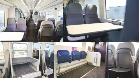 East Midlands Railway Interior of an East Midlands Railway train