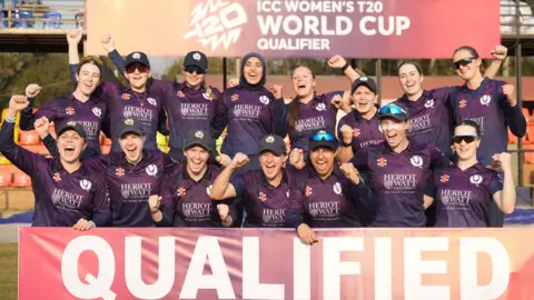 Scotland celebrate success at the Global Qualifier event in Nepal