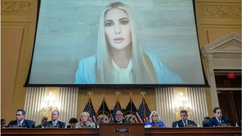 Getty Images Ivanka speaking to the commitee