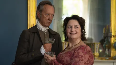 Ruth Jones and Richard E Grant