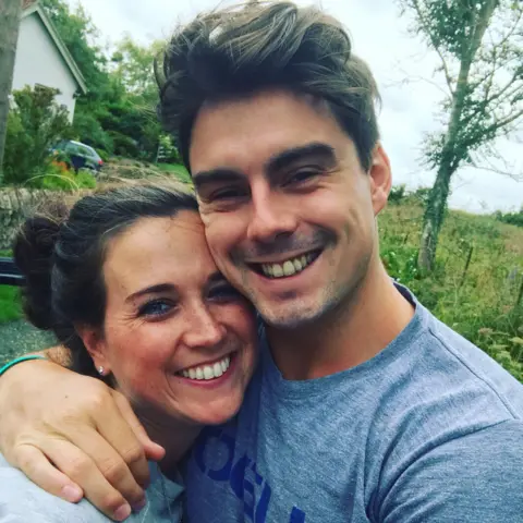 Olivia Rowlands Olivia and husband Sam