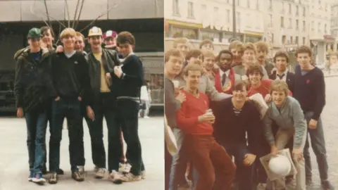 Dave Hewitson Dave Hewitson and his friends travelling abroad for matches