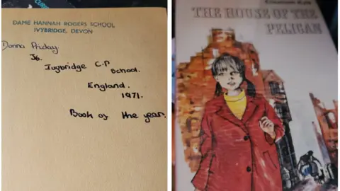 Two pictures of the book side by side 