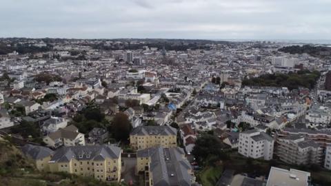 St Helier aerial shot