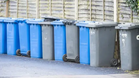 Getty Images  Stock wheelie bin image